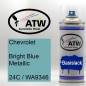 Preview: Chevrolet, Bright Blue Metallic, 24C / WA9346: 400ml Sprühdose, von ATW Autoteile West.